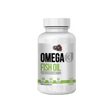 Pure Nutrition USA Omega 3 1000mg 100 Gelule 180 EPA si 120 DHA Ulei de peste